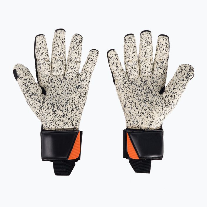 Uhlsport Speed Contact Supergrip+ Finger Surround brankárske rukavice čierno-biele 111261 2