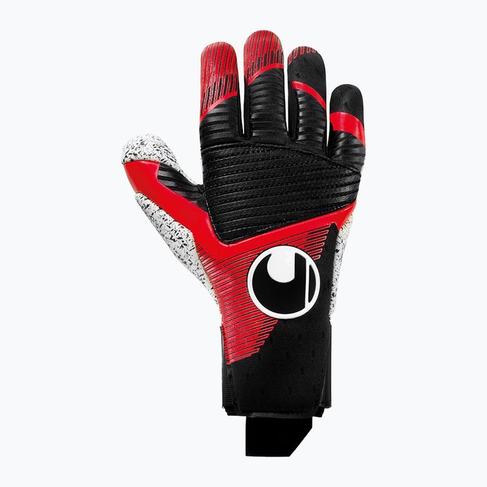 Uhlsport Powerline Supergrip+ Reflex brankárske rukavice black/red/white