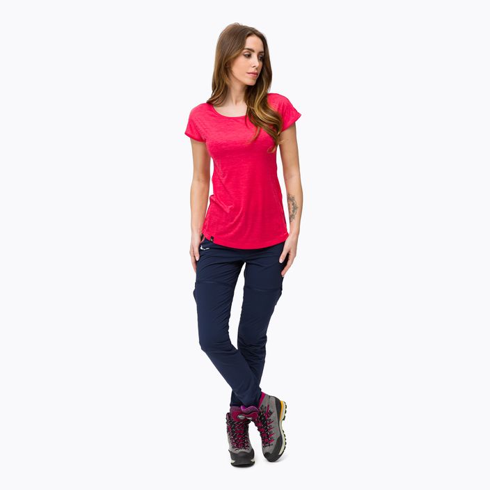 Salewa dámske trekové tričko Puez Melange Dry pink 00-0000026538 2