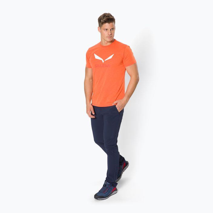 Pánske trekingové tričko Salewa Solidlogo Dry orange 00-0000027018 2
