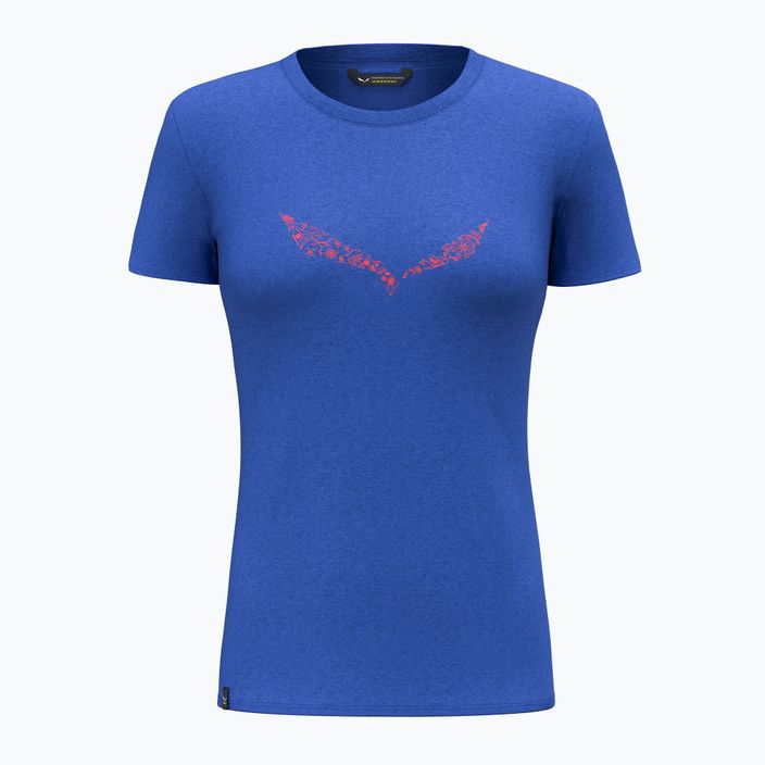Dámske trekingové tričko Salewa Solid Dry blue 00-0000027019