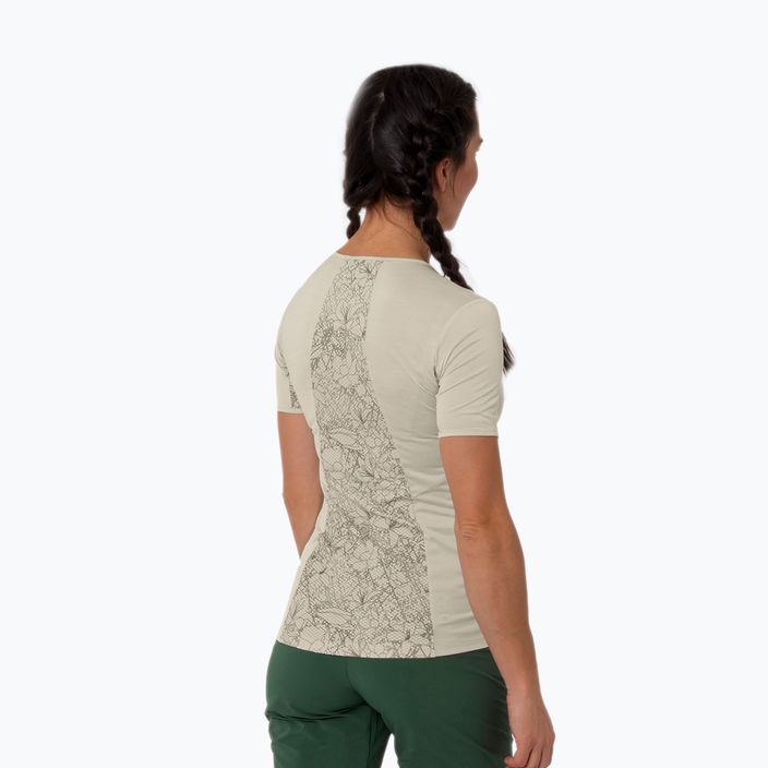 Salewa Puez Graphic 2 Dry dámske trekové tričko béžové 00-0000027400 2