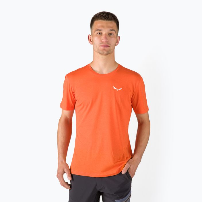 Pánske trekingové tričko Salewa Alpine Hemp Logo orange 00-0000028132