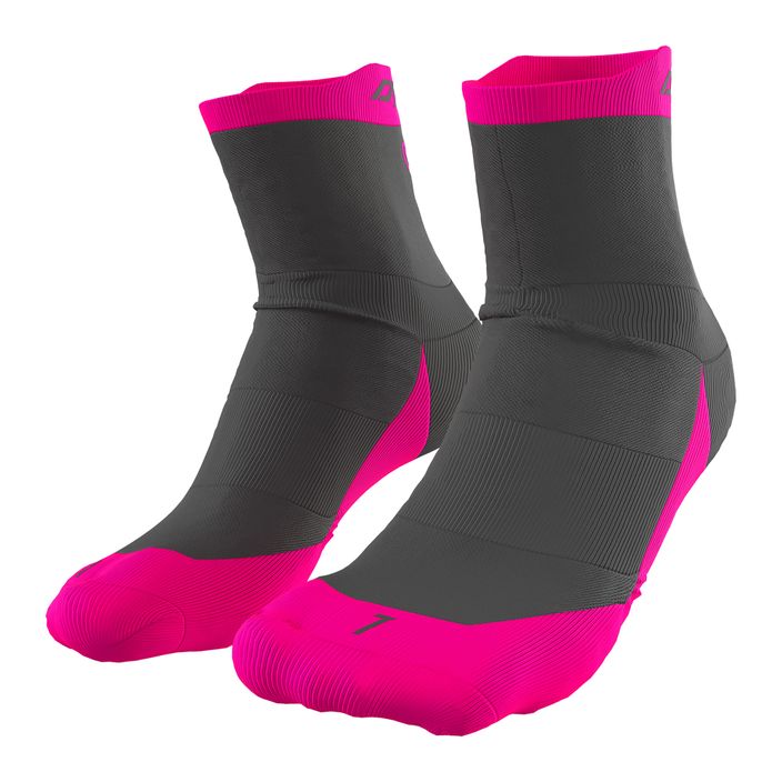 DYNAFIT Transalper ružovo-sivé bežecké ponožky 08-0000071525 2