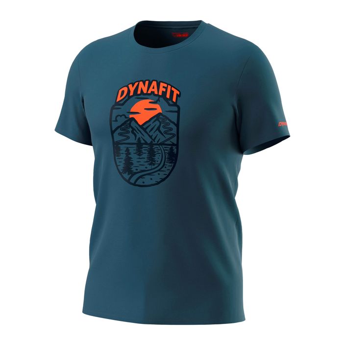Pánske trekingové tričko DYNAFIT Graphic CO SS modré 08-0000070998 2
