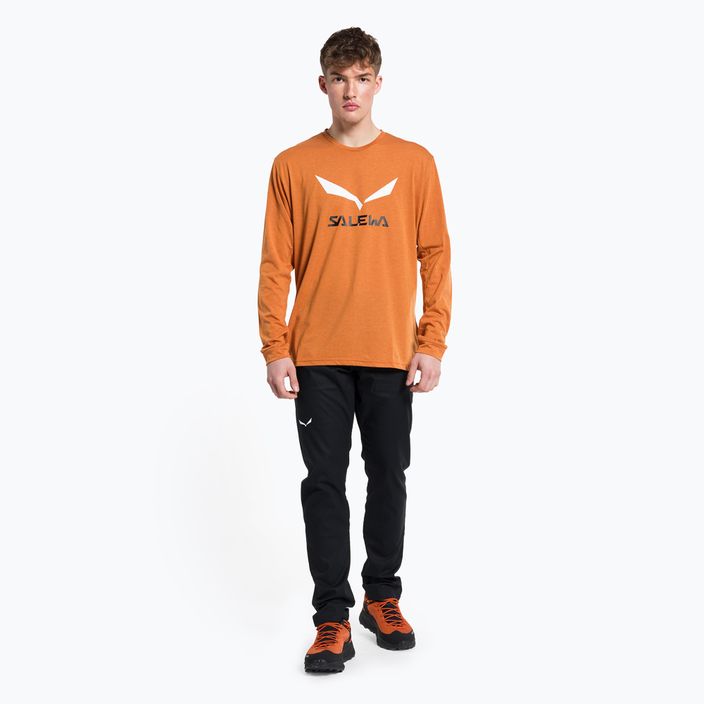 Pánske trekingové tričko Salewa Solidlogo Dry orange 00-0000027340 2