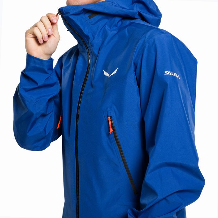 Salewa Ortles GTX 3L pánska bunda do dažďa modrá 00-0000028454 4