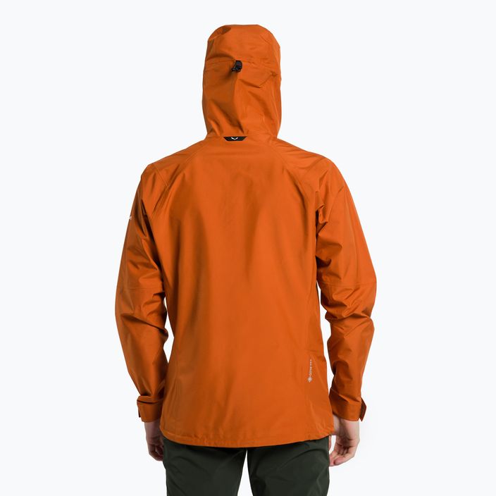 Salewa pánska bunda do dažďa Puez GTX Paclite oranžová 00-0000028476 3
