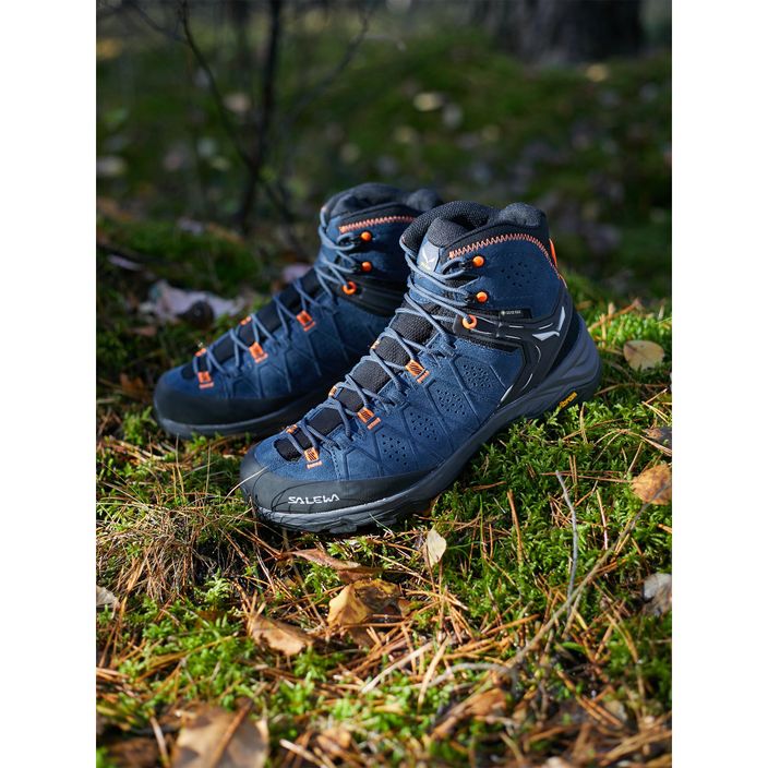 Pánske trekové topánky Salewa Alp Trainer 2 Mid GTX blue 00-0000061382 10