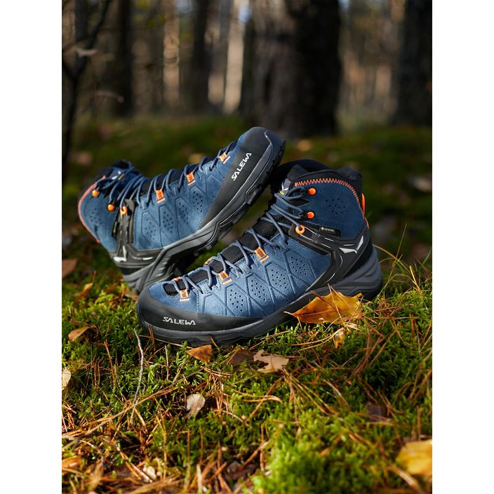Pánske trekové topánky Salewa Alp Trainer 2 Mid GTX blue 00-0000061382 13