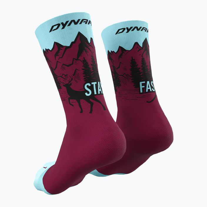 DYNAFIT Stay Fast bežecké ponožky červené 08-0000071526 2