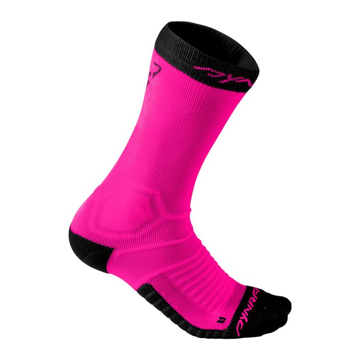 Ružové bežecké ponožky DYNAFIT Ultra Cushion 08-0000070878 2