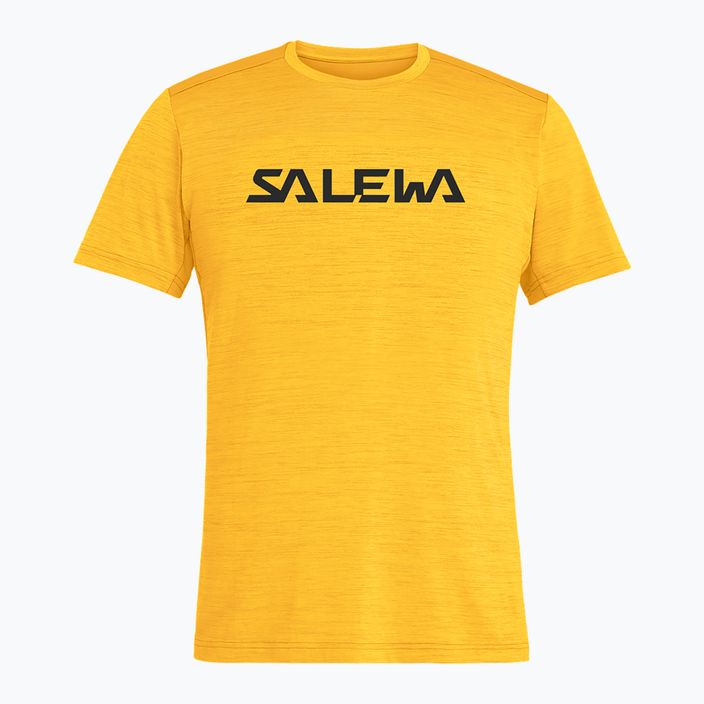 Salewa pánske trekingové tričko Puez Hybrid 2 Dry yellow 27397 4