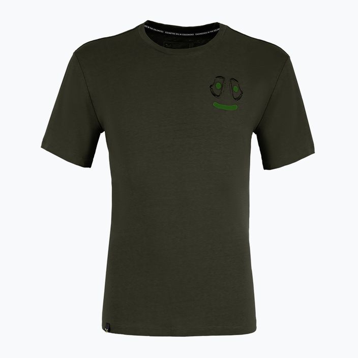 Salewa pánske lezecké tričko Lavaredo Hemp Print green 00-0000028367 4