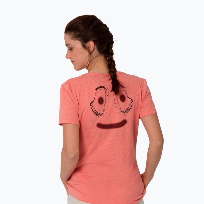 Salewa Lavaredo Hemp Print dámske lezecké tričko ružové 00-0000028368 2