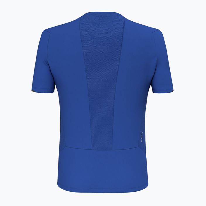 Pánske trekingové tričko Salewa Pedroc Dry Hyb modré 00-0000028583 5