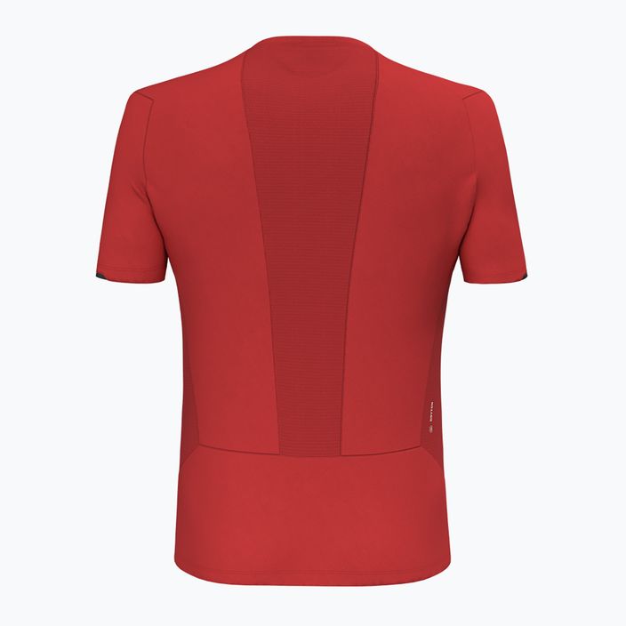 Pánske trekingové tričko Salewa Pedroc Dry Hyb červené 00-0000028583 5