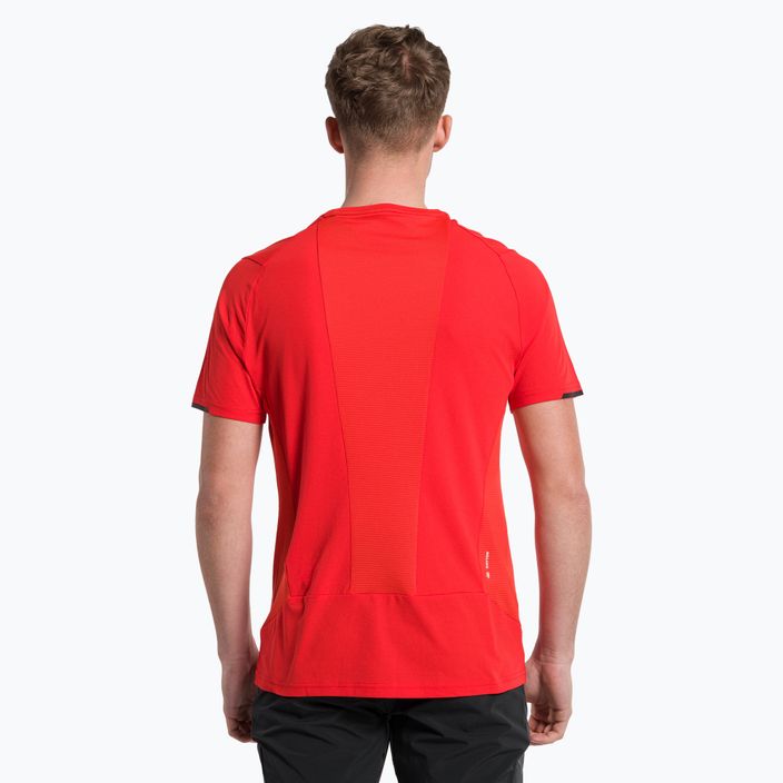 Pánske trekingové tričko Salewa Pedroc Dry Hyb červené 00-0000028583 3