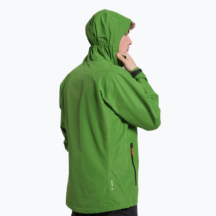 Salewa pánska bunda do dažďa Puez Aqua 4 PTX 2.5L zelená 00-0000028615 3
