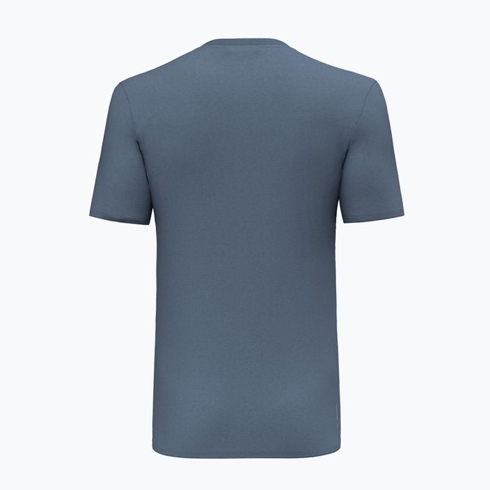 Pánske trekingové tričko Salewa Solidlogo Dry java blue 2