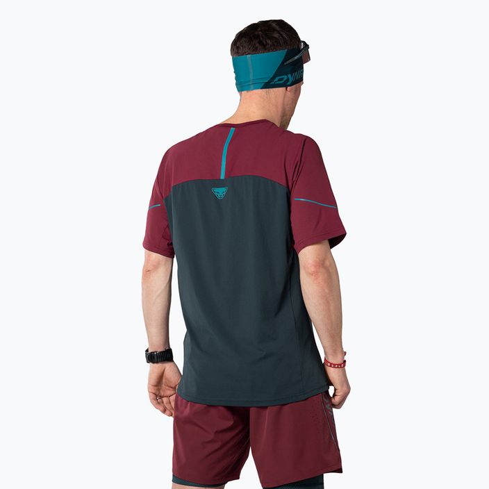 Pánske bežecké tričko DYNAFIT Alpine Pro blueberry/burgundy 3