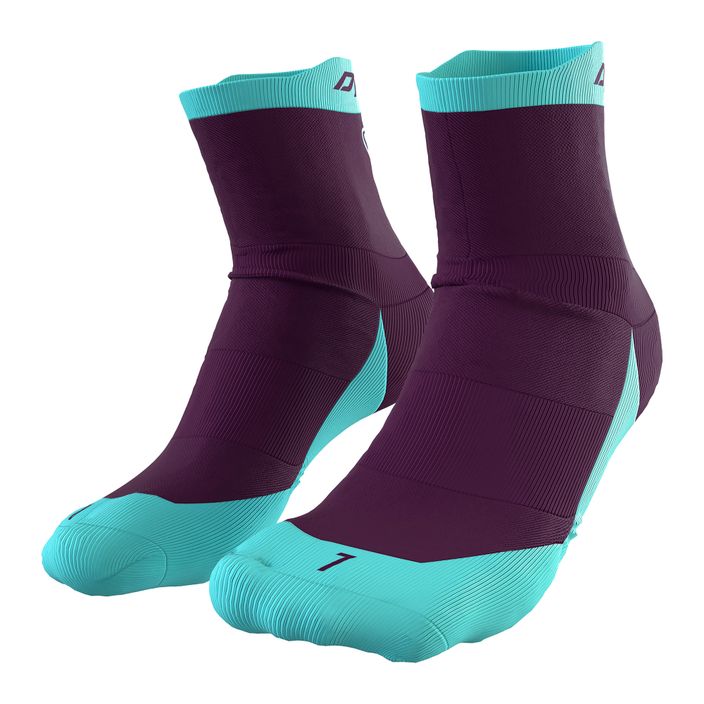 Bežecké ponožky DYNAFIT Transalper kráľovské fialové 2