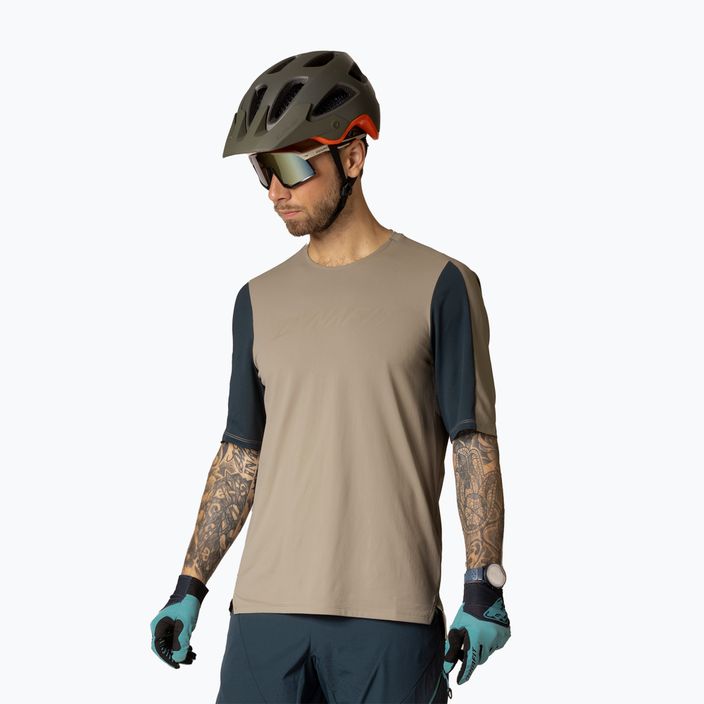 DYNAFIT pánsky cyklistický dres Ride rock khaki