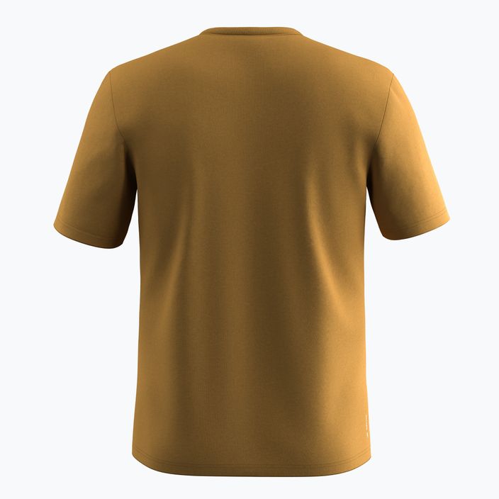 Pánske trekingové tričko Salewa Solidlogo Dry golden brown 2