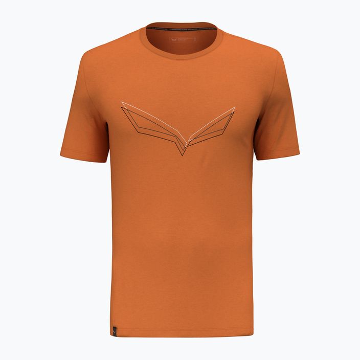 Pánske tričko Salewa Pure Eagle Frame Dry T-shirt burnt orange