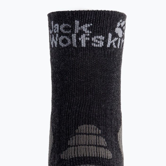 Jack Wolfskin Hiking Pro Classic Cut tmavosivé trekingové ponožky 1904102_6320_357 3