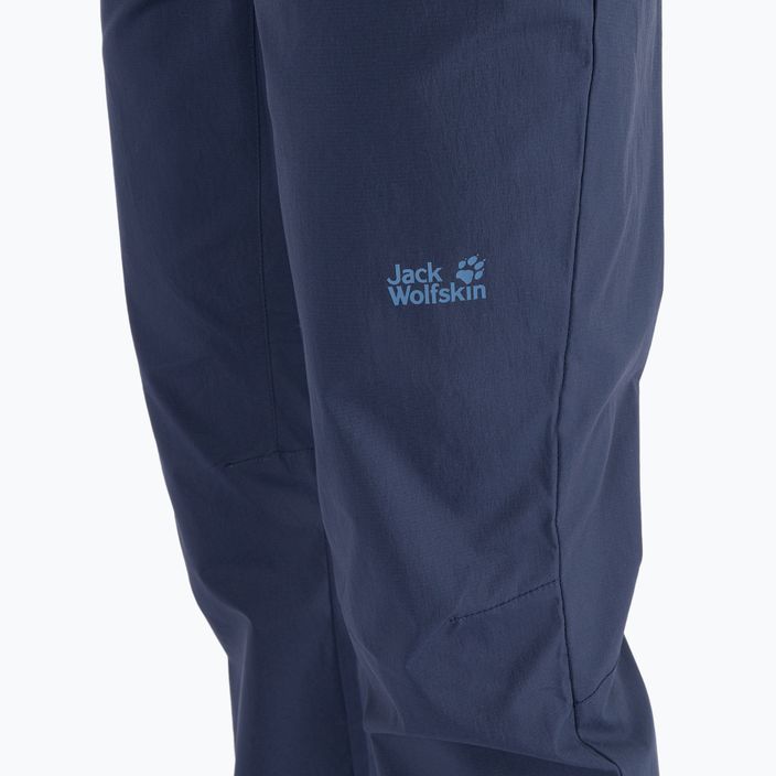 Dámske softshellové nohavice Jack Wolfskin Activate Light navy blue 1503842_1910 5
