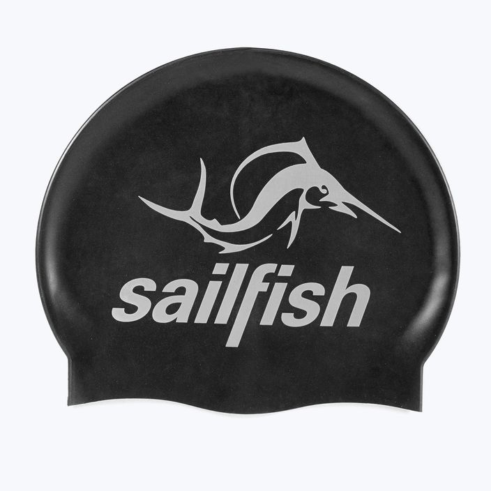 Plavecká čiapka Sailfish SILICONE CAP čierna 2