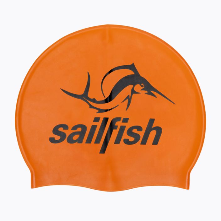 Plachetník SILIKÓNOVÁ čiapka na plávanie oranžová