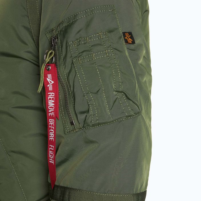 Pánska bunda Alpha Industries B15-3 TT sage green 5