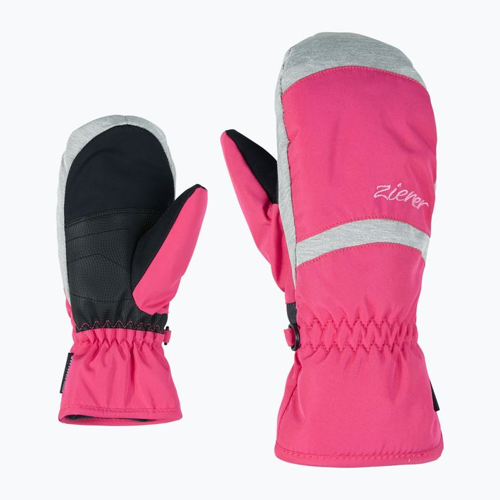 ZIENER Detské snowboardové rukavice Lejanos As Mitten pink 801947.766 5
