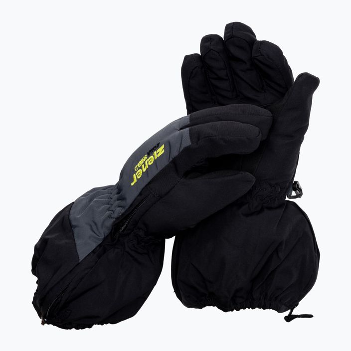 Detské lyžiarske rukavice ZIENER Levio As Minis black 801976.12