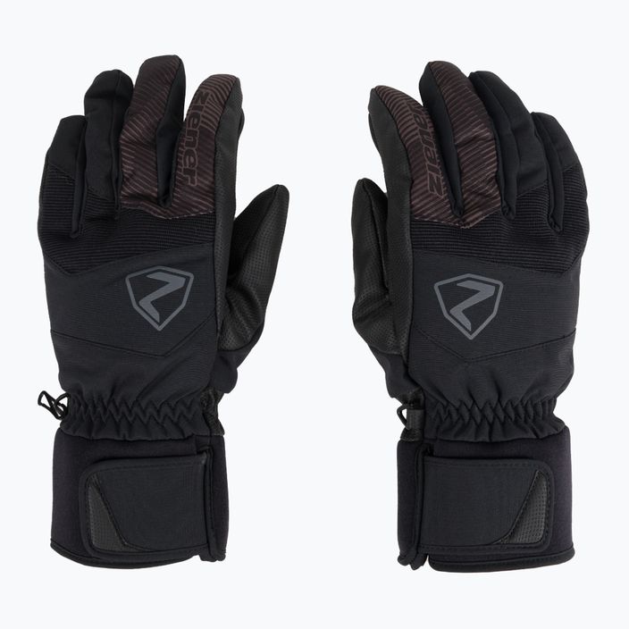 Pánske lyžiarske rukavice ZIENER Ginx As Aw black 801066.12 3