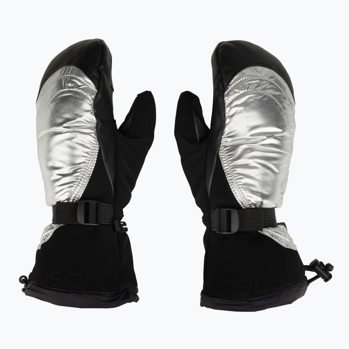 Dámske lyžiarske rukavice Reusch Yeta Mitten black/shiny silver 3