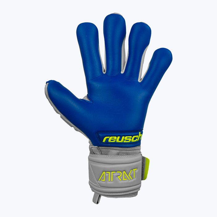 Reusch Attrakt Freegel Gold Finger Support Brankárske rukavice sivé 5270130-6006 7