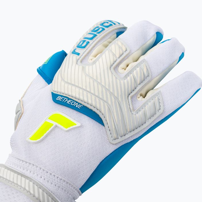 Reusch Attrakt Aqua modro-biele brankárske rukavice 5270439 3