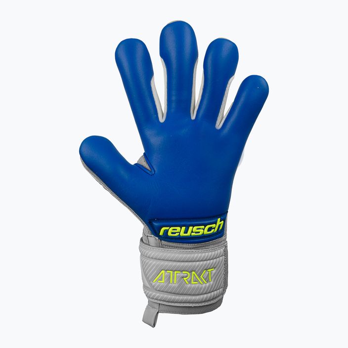 Reusch Attrakt Grip Evolution Finger Support Brankárske rukavice sivé 5270820 8