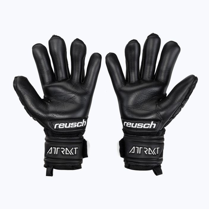 Reusch Attrakt Freegel Infinity Finger Support Brankárske rukavice čierne 5270730-7700 2