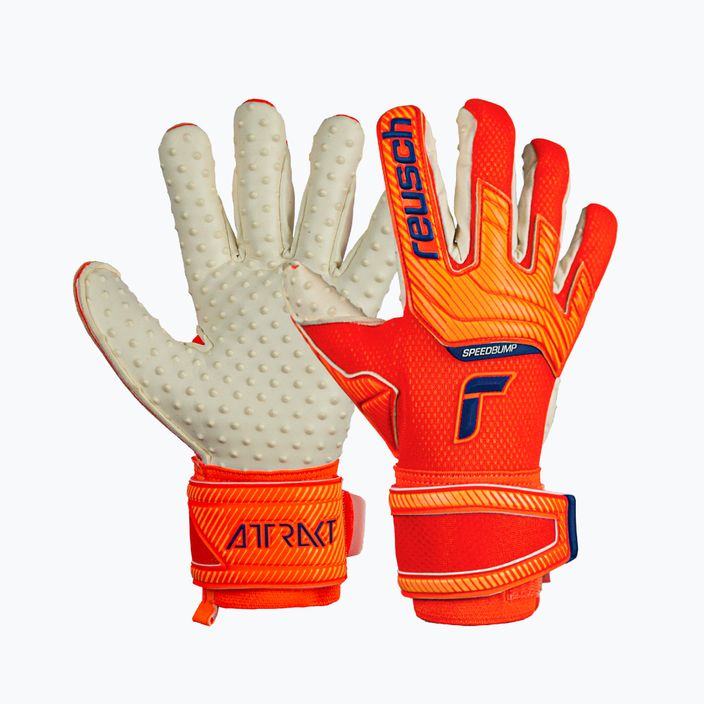 Reusch Attrakt SpeedBump brankárske rukavice oranžové 527039-2290 4
