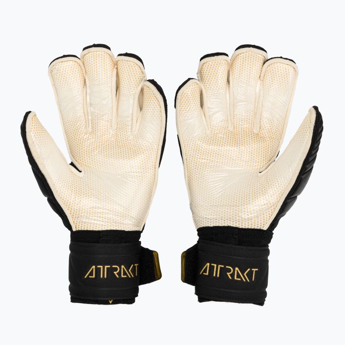 Reusch Attrakt Gold X GluePrint Ortho-Tec brankárske rukavice čierne 52797 3
