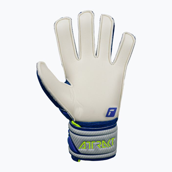 Detské brankárske rukavice Reusch Attrakt Solid Junior modré 5272515-6036 8