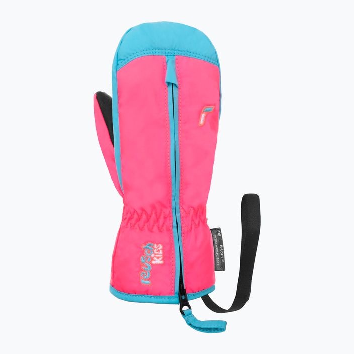 Detské lyžiarske rukavice Reusch Ben Mitten knockout pink/bachelor button 6