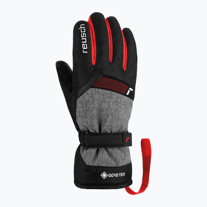 Detské lyžiarske rukavice Reusch Flash Gore-Tex black/black melange/fire red 2