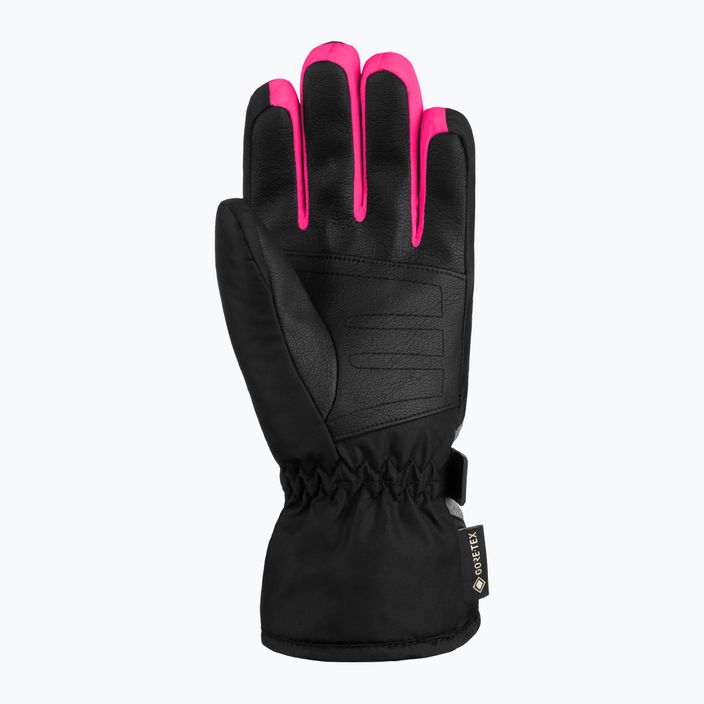Detské lyžiarske rukavice Reusch Flash Gore-Tex black/black melange/pink glo 8