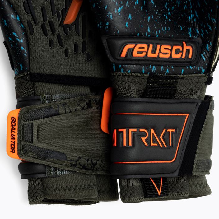 Reusch Attrakt Freegel Fusion Ortho-Tec Brankárske rukavice zelené 5379-5555 5