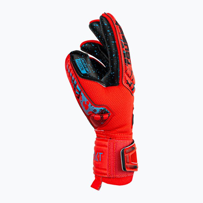 Detské brankárske rukavice Reusch Attrakt Fusion Finger Support Guardian Junior červené 5372940-3333 6
